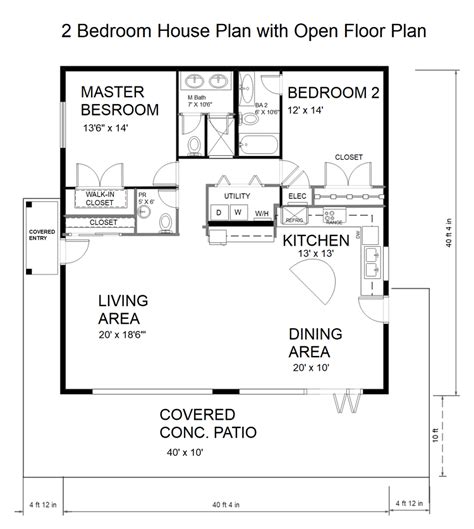Sample Small House Floor Plan