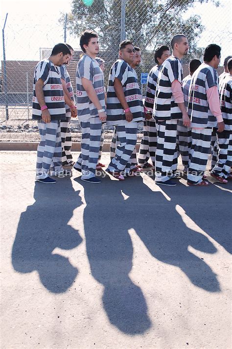 jail inmates walked in chains to jail facility in maricopa county eduardo barraza