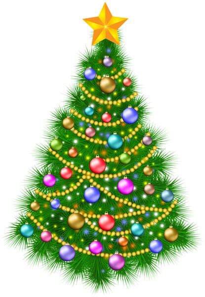Christmas tree png images of 19. Christmas Tree Transparent PNG Image | Gallery Yopriceville - High-Quality Images and ...
