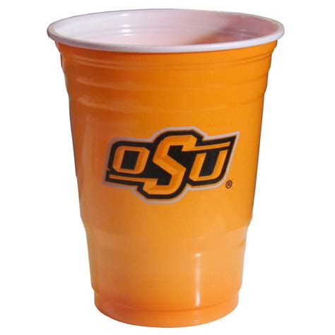 Oklahoma State Cowboys Plastic Gameday Cups 18oz 18ct Solo Tailgate Pa