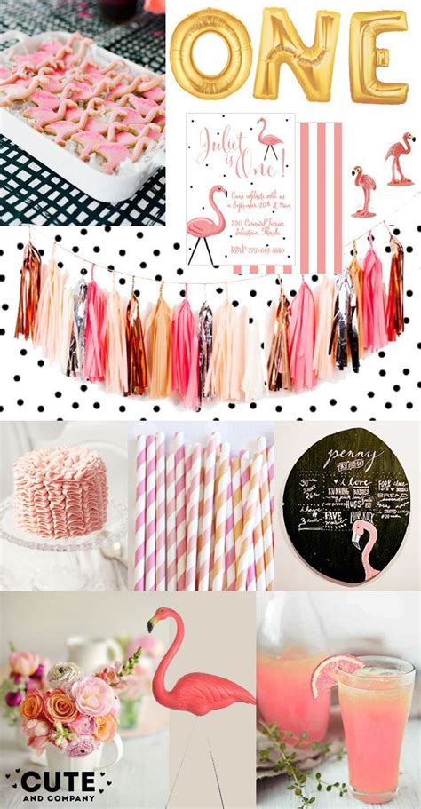 Juliets 1st Birthday Inspiration Flamingo Party Cute And Co Pink