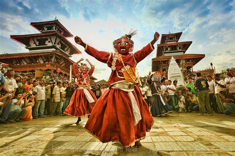 Mask Dance In Nepal Kathmandu Nepal Culture Nepal