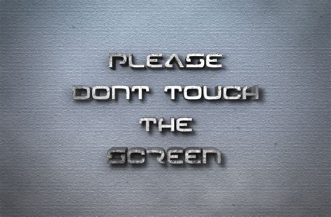 Please Dont Touch The Screen Text 3d Text Hd Wallpaper Wallpaper Flare