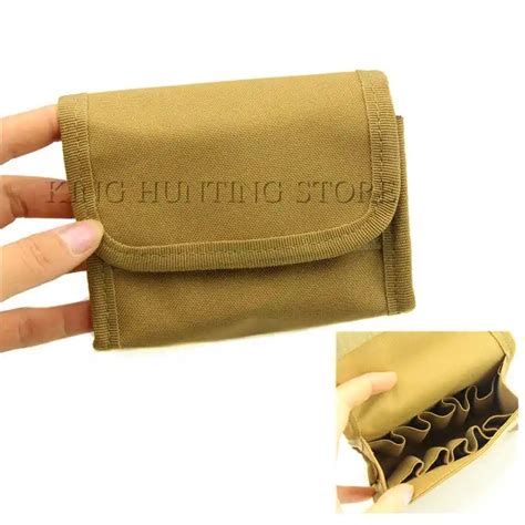Hunting Pouch Gear Airsoft Gun 10 Round Bullets Shells Bag Hunting