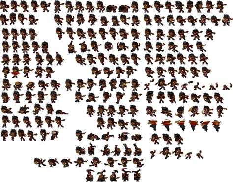Free Download Hd Png Your Image Pixel Art Character Sprite Sheet Png Images