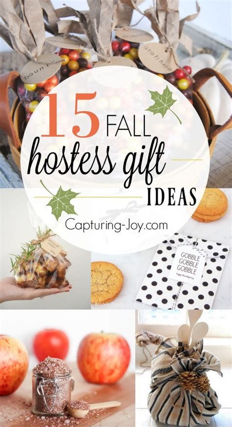 Steal the show with &lt;em&gt;25 hostess sewing gift ideas she'll adore&lt;/em&gt;. 15 Hostess Gift Ideas for Fall - Fall Gift Ideas to show Gratitude