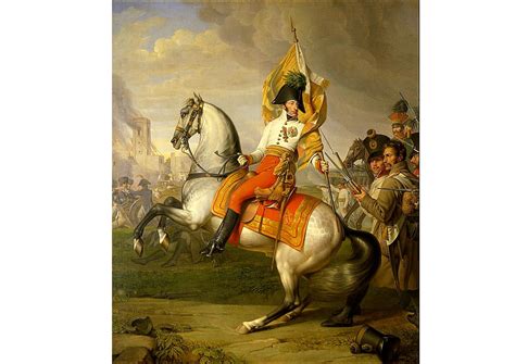 Archduke Charles Of Austria During The Battle Of Aspern Essling