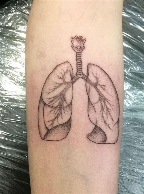 50 Creative Anatomical Lung Tattoos Give You Energy In 2022 Tattoos