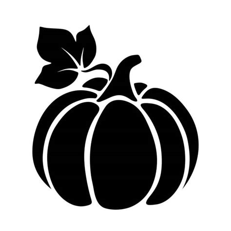 Black And White Pumpkin Illustrations Royalty Free Vector Graphics