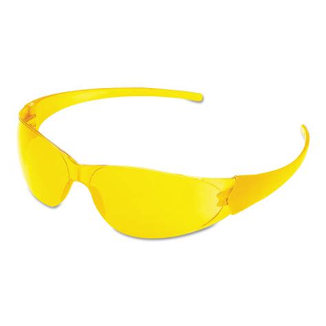 Mcr Safety Checkmate Safety Glasses Amber Lens Duramass Scratch Resistant Hc 1 Ea Aft Fasteners