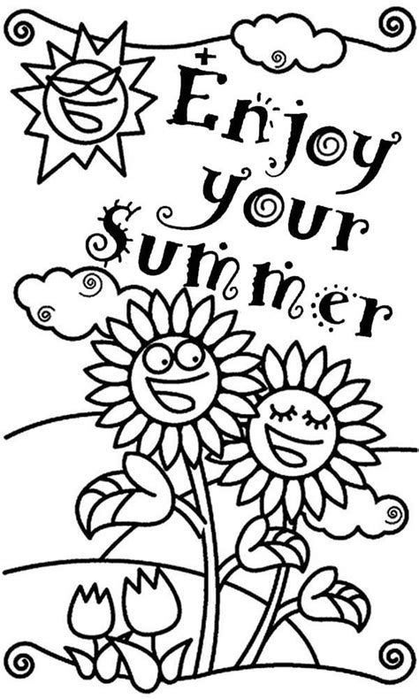 End Of The Year Coloring Pages For Kindergarten At