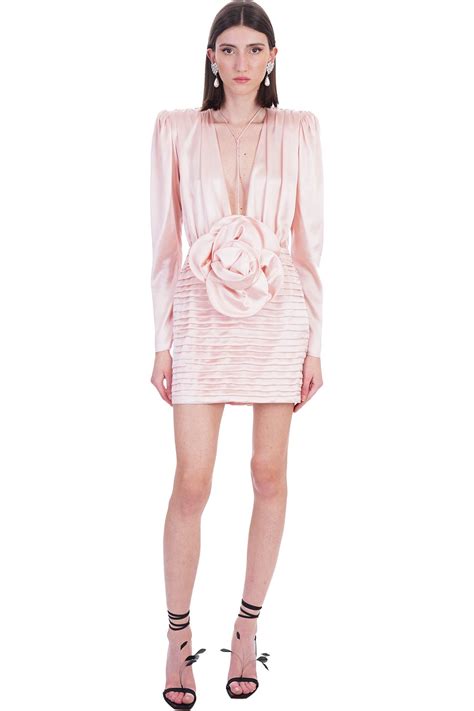 Magda Butrym Dress In Silk In Pink Lyst Uk