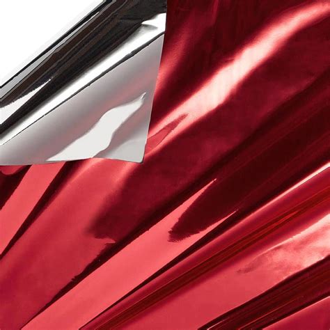 Red Metallic Foil Paper 30 X 100 80 Mil Thick By Paper Mart