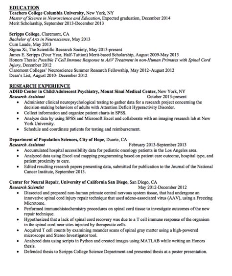 How important is a cover letter? Sample Research Scientist Resume - http://exampleresumecv ...
