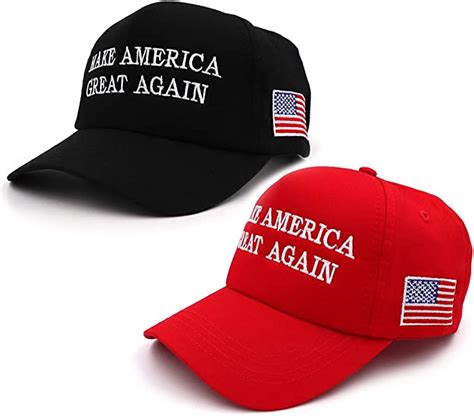 Amazon Make America Great Again 帽子、キープアメリカグレートハット、ドナルド・トランプ2020 Maga Kag 野球帽 アメリカ国旗付き Us サイズ
