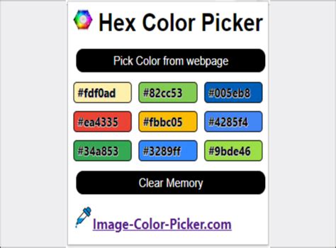 Hex Color Picker For Chrome Extension Image Color