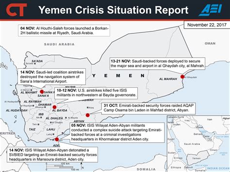 2017 Yemen Crisis Situation Report November 22 Critical Threats