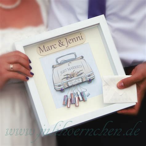 Just married auto frisch verheiratet auto geldgeschenke. Julihörnchens Logbuch