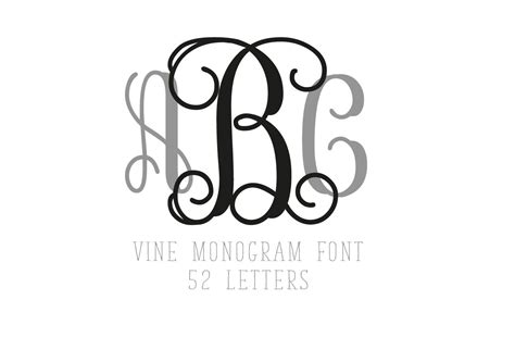 Free Interlocking Monogram Font Svg Download Walden Wong