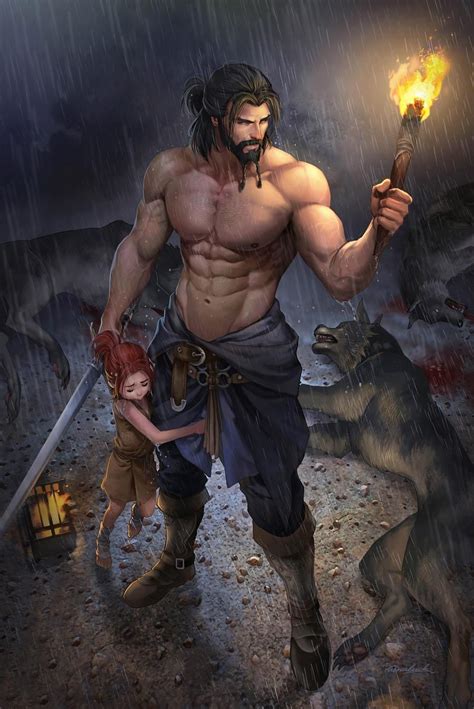 Uncle Carl By Aenaluck On Deviantart Fantasy Art Warrior Fantasy Art Men Concept Art Characters
