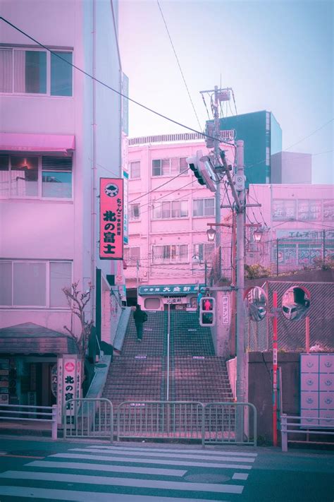 Poster Vaporwave Aesthetic Tokyo Pink Japan Etsy Tokyo Aesthetic