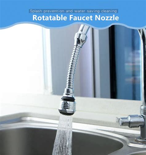 Anti Splash Faucet Head Extension Extender Household Tap Water Shower