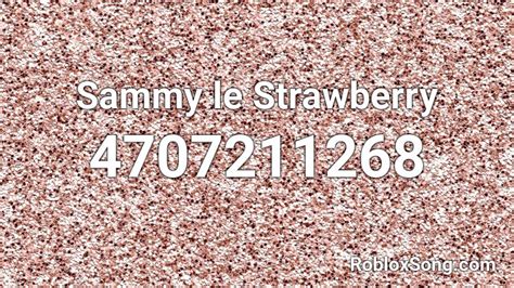 See the best & latest mexican music roblox id codes coupon codes on iscoupon.com. Sammy le Strawberry Roblox ID - Roblox music codes