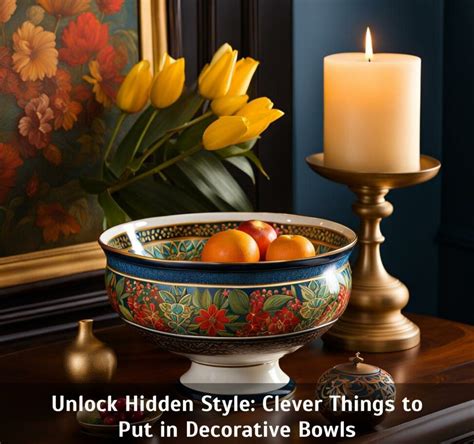 Unlock Hidden Style Clever Things To Put In Decorative Bowls Kitchen
