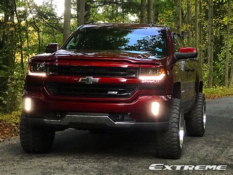 2016 Chevrolet Silverado 1500 20x12 Hostile Wheels 33x125x20