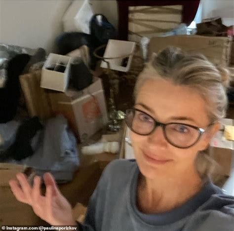 Paulina Porizkova Shares Sultry Photo Of Herself Donning A Silk Negligee In Her New Apartment