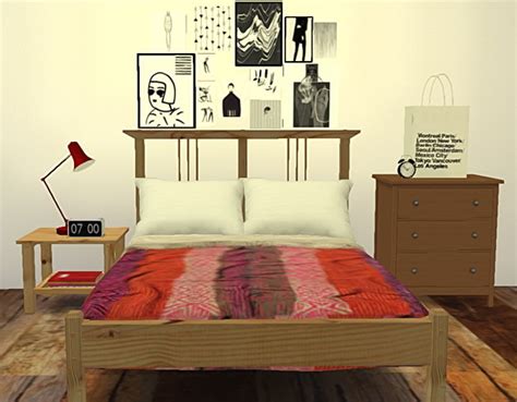 Pure Sims Ikea Inspired Bedroom Sims 4 Downloads