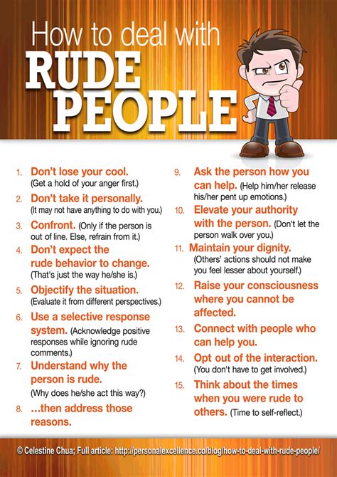 Manifesto How To Deal With Rude People Dealing With Difficult