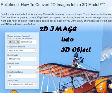 how to convert 2d images into 3d objects 4 steps instructables