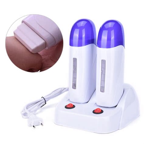 1 set hot body hair removal depilation waxing set machine electric epilator base roll on