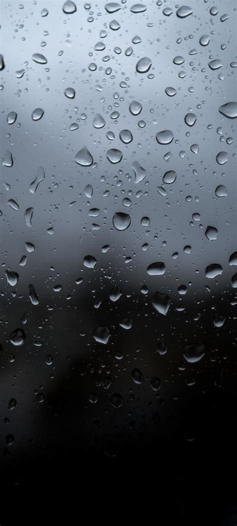 Drops Wet Glass Wallpaper 720x1600