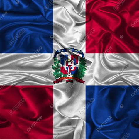 Waves 3d Images Dominican Republic Flag Illustration Vector Waving 3d