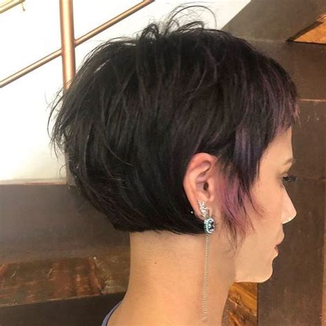 Very short pixie cuts for curly hair, it gives you length for the preliminary however keeps the edges short and clean. New Pretty Pixie Haircut Ideas for Thick Hair in 2019 ...