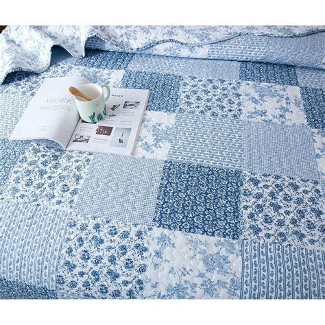 Kasentex Country Chic Printed Pre Washed Quilt Set Soft Ebay