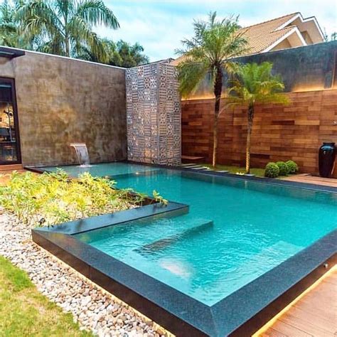 Natural steps for a sloped backyard. 20+ Swimming Pool Ideas Beautiful - Increasing Your ...