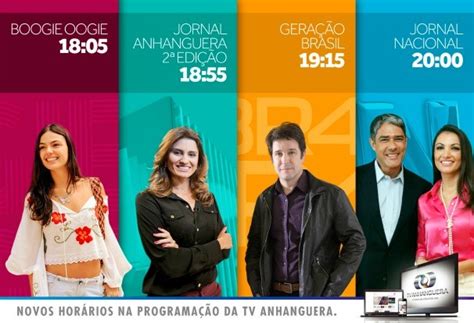 Rede Globo Tvanhanguera Mesmo Com O Horário Político Seus Programas Tem Espaço Garantido