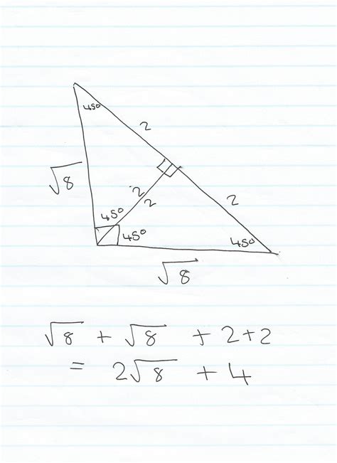 When solving right triangles, you can use the memory trick sohcahtoa (soh cah toa) to remember the trig ratios for sin, cos, and tan. geometry - Right -angled triangle perimeter question ...