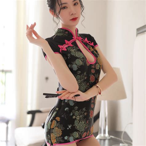 ms465 cheongsam chinese costume sexy sleepwear lingerie mystery of female lingeries
