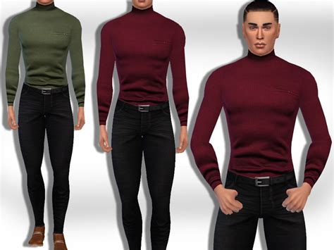 Men Fullbody Jeans Outfit By Saliwa At Tsr Sims 4 Updates