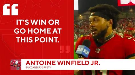 antoine winfield jr says the bucs are on a revenge tour following win over eagles cbs