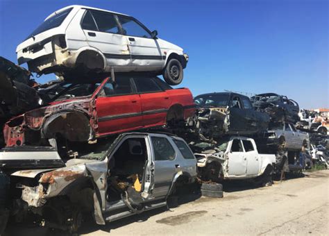 Car Wrecking Yard Stock Photos Pictures And Royalty Free Images Istock
