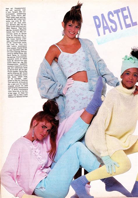 Seventeen Editorial Fashion 10 Dec 1985 1980s Fashion Trends 80s