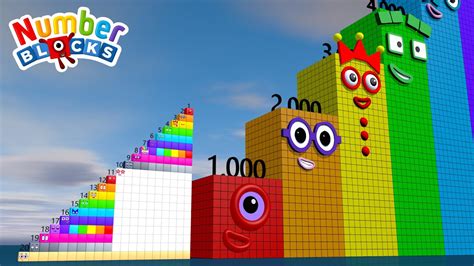Looking For Numberblocks Step Squad 20 To 1 Vs 1000 To 10000 Huge