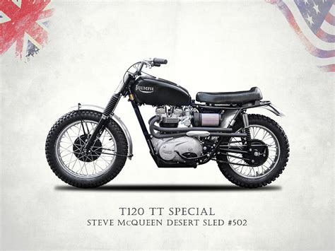 Desert Sled Motorcycle Number 502 Photograph By Mark Rogan