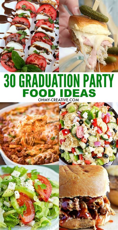 Just in time for summer we're serving up easy finger foods recipes, ideas and tips for you to follow, improvise or just become inspired by. 30 Must Make Graduation Party Food Ideas - Oh My Creative