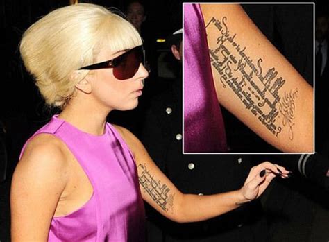 22 Best Lady Gaga Tattoos And Their Special Meanings Lady Gaga Tattoo Lady Gaga Lady